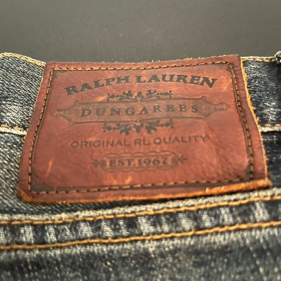 Rare Ralph Lauren Western Beaded Dungarees Jeans Womens Size 28 - Picture 4 of 6